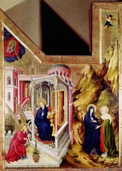 Retable de la Chartreuse de Champmol, côté gauche représentant l